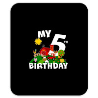 5 Year Old Farm My 5th Birthday Mousepad | Artistshot