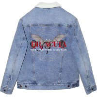 Dr. Acula The Worlds First Vampire Doctor Unisex Sherpa-lined Denim Jacket | Artistshot