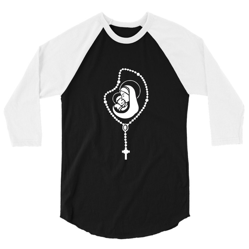 Catholic Rosary 3/4 Sleeve Shirt | Artistshot