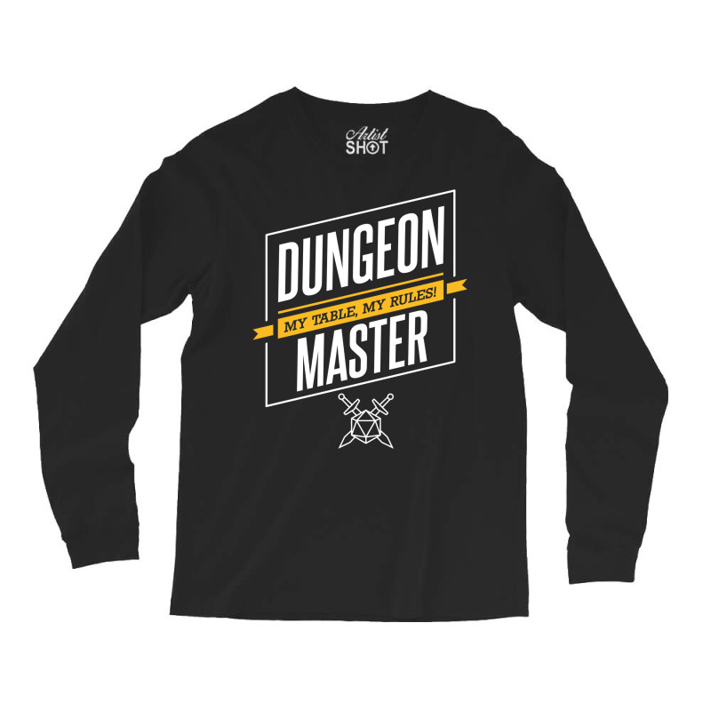 Dungeon Master   My Table Long Sleeve Shirts | Artistshot