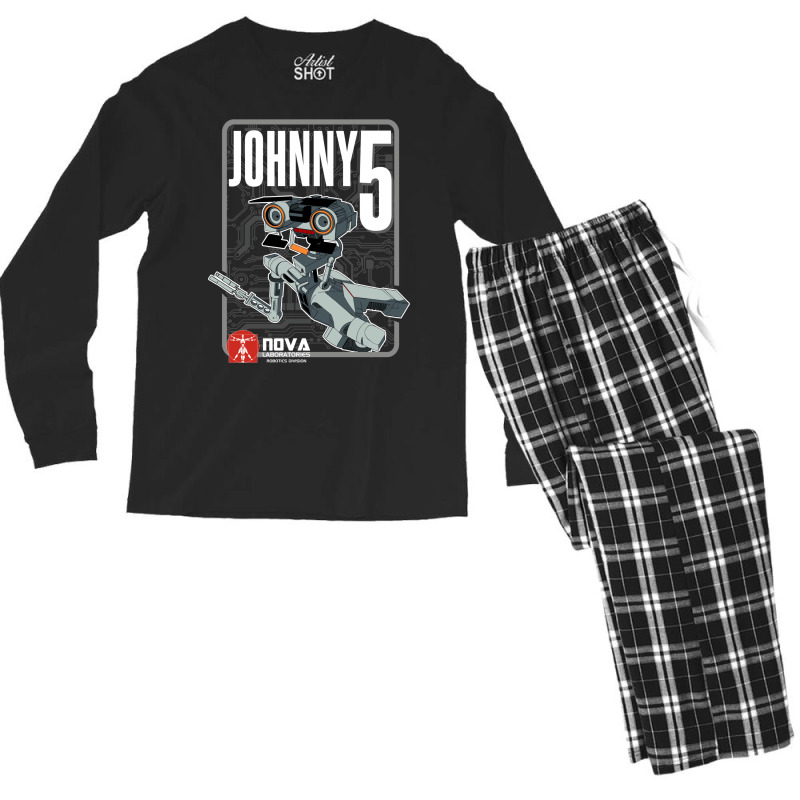 Nova Laboratories Johnny Five Men's Long Sleeve Pajama Set by semiyayunbox | Artistshot