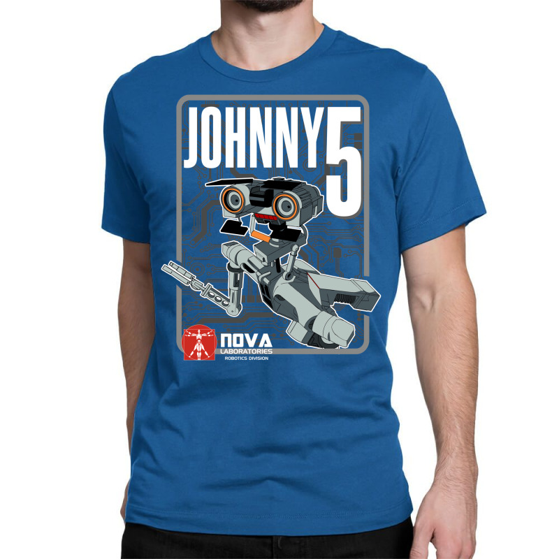 Nova Laboratories Johnny Five Classic T-shirt by semiyayunbox | Artistshot