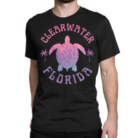 Clearwater Beach Florida Sea Turtle Summer Vacation Cute Pullover Hood Classic T-shirt | Artistshot