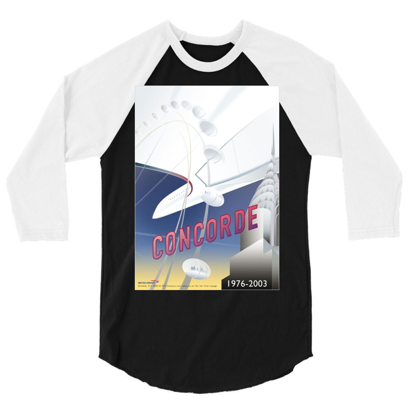 Concorde The Last Elegant Way To Travel By Air 3/4 Sleeve Shirt | Artistshot