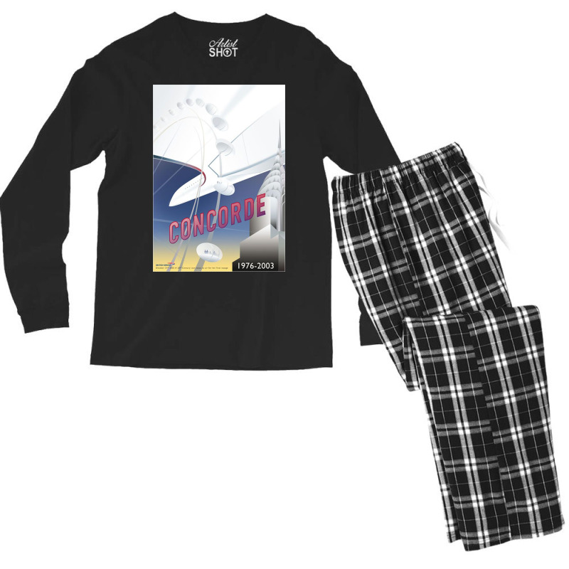 Concorde The Last Elegant Way To Travel By Air Men's Long Sleeve Pajama Set | Artistshot