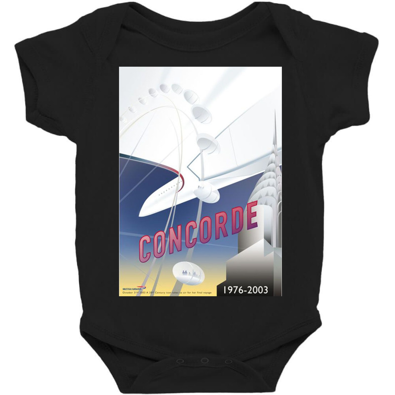 Concorde The Last Elegant Way To Travel By Air Baby Bodysuit | Artistshot