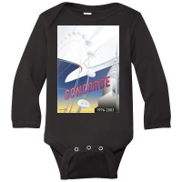 Concorde The Last Elegant Way To Travel By Air Long Sleeve Baby Bodysuit | Artistshot