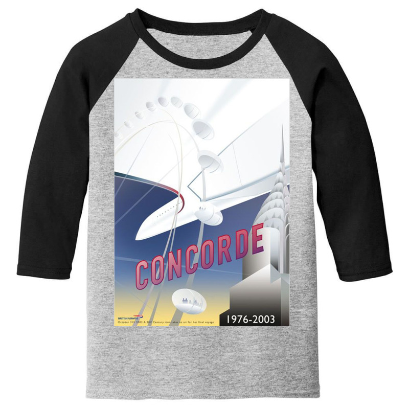 Concorde The Last Elegant Way To Travel By Air Youth 3/4 Sleeve | Artistshot