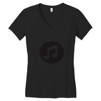 Music Note Women's V-neck T-shirt | Artistshot