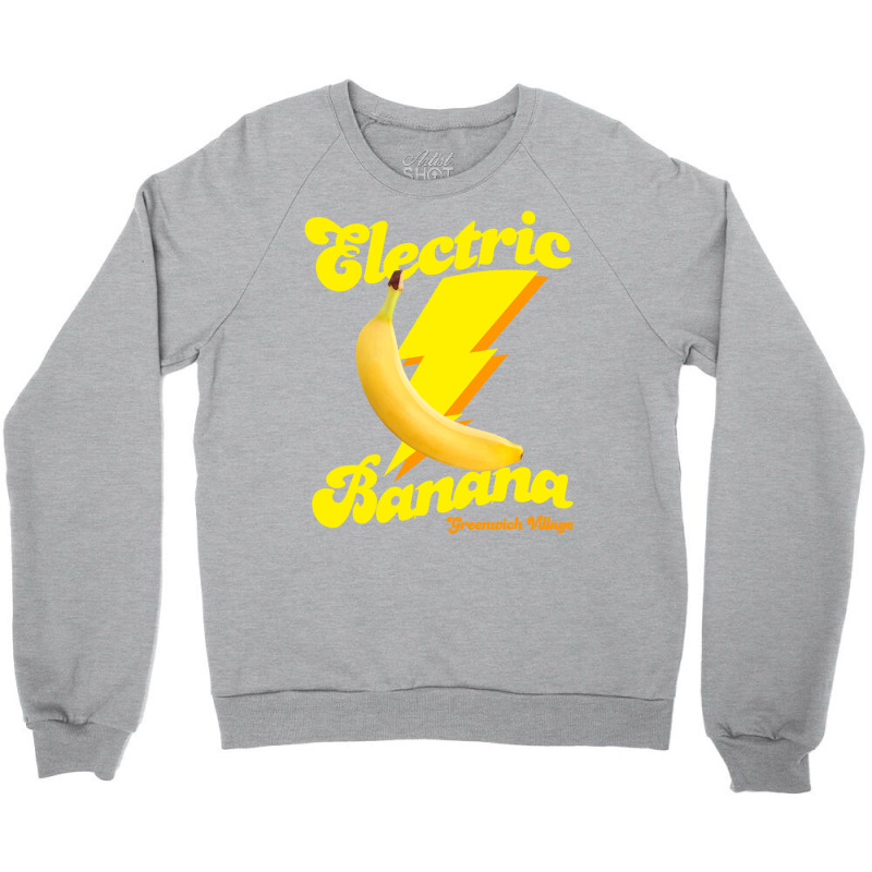 Electric Banana   Greenwich Village Crewneck Sweatshirt | Artistshot