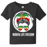 Iranian Flag, Support Women Of Iran Azadi Iranian Revolution T Shirt Baby Tee | Artistshot