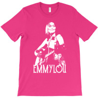 Emmylou   White Stencil T-shirt | Artistshot