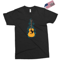 Natural Concert Acoustic Guitar Flowering Vines 1 Exclusive T-shirt | Artistshot