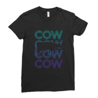 Cow ,cow Farmer Farming Farm Retro Gift Ladies Fitted T-shirt | Artistshot