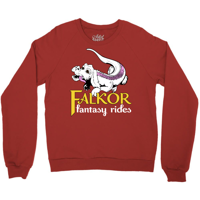 Falkor The Luck Dragon Fantasy Rides Crewneck Sweatshirt | Artistshot