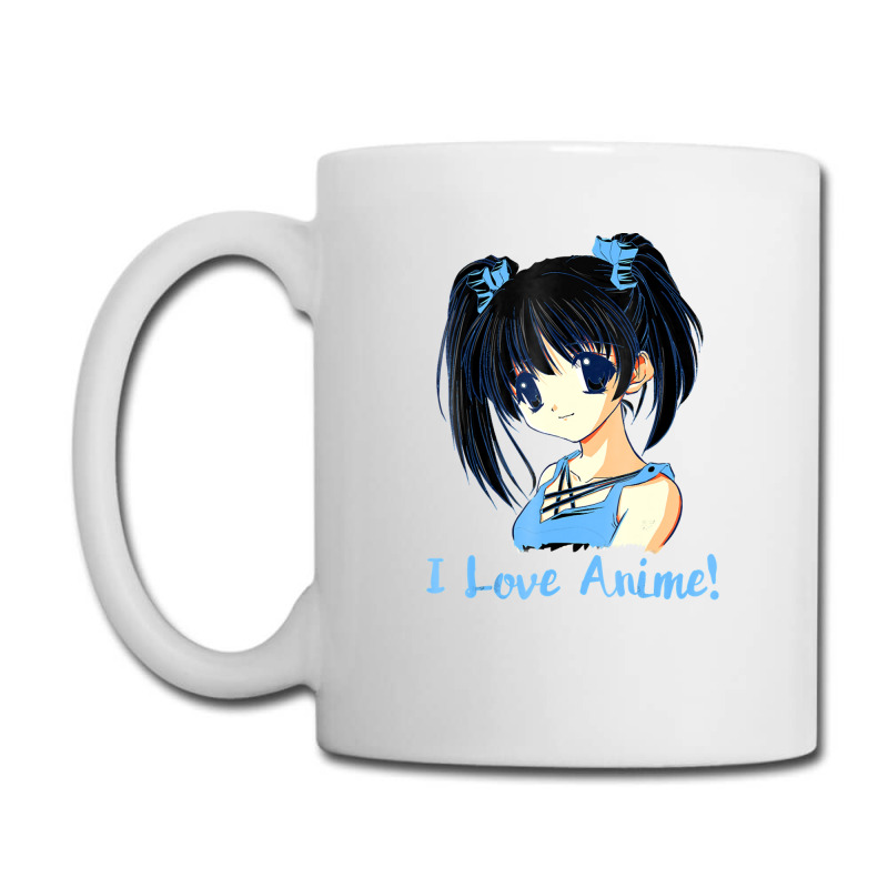 I Love Anime! Anime Girl Coffee Mug by FranklinTepper1 | Artistshot