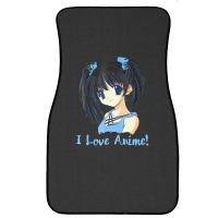 I Love Anime! Anime Girl Front Car Mat | Artistshot