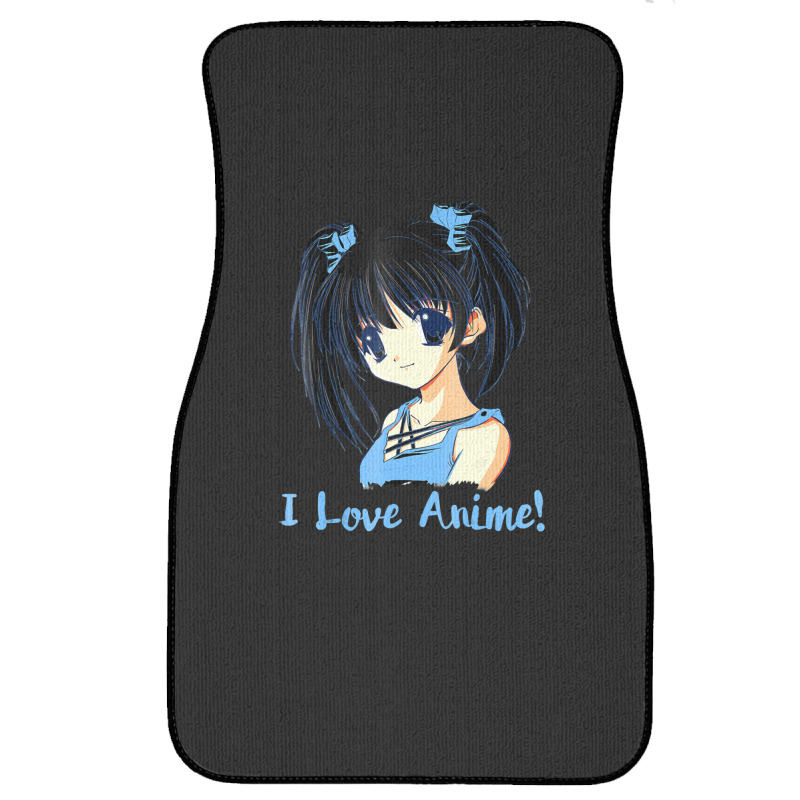 I Love Anime! Anime Girl Front Car Mat by FranklinTepper1 | Artistshot