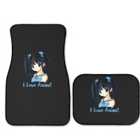 I Love Anime! Anime Girl Full Set Car Mats | Artistshot