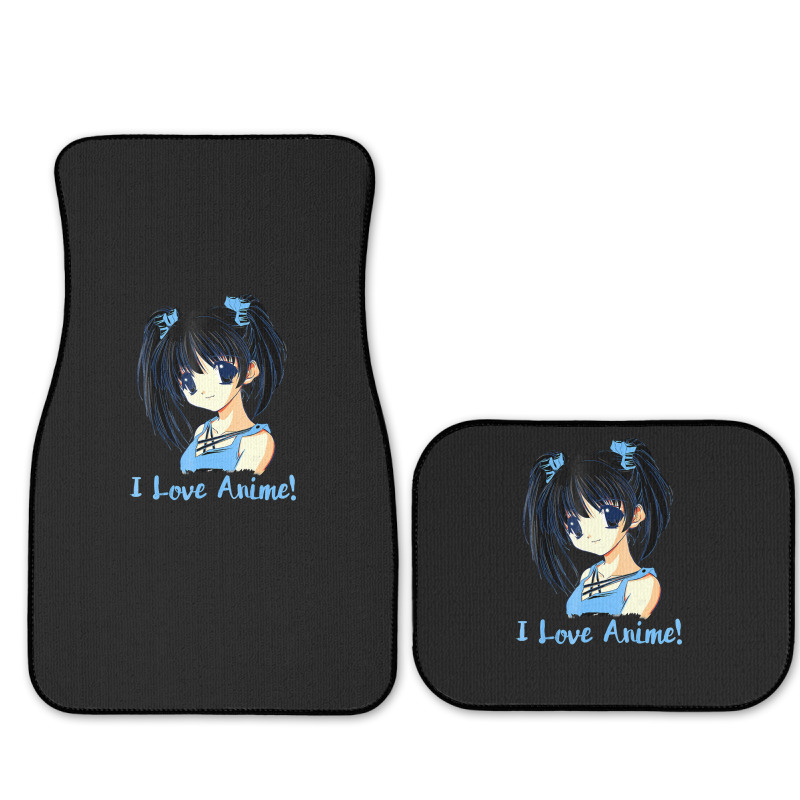 I Love Anime! Anime Girl Full Set Car Mats by FranklinTepper1 | Artistshot