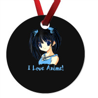 I Love Anime! Anime Girl Ornament | Artistshot