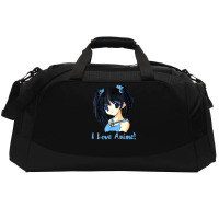 I Love Anime! Anime Girl Active Duffel | Artistshot