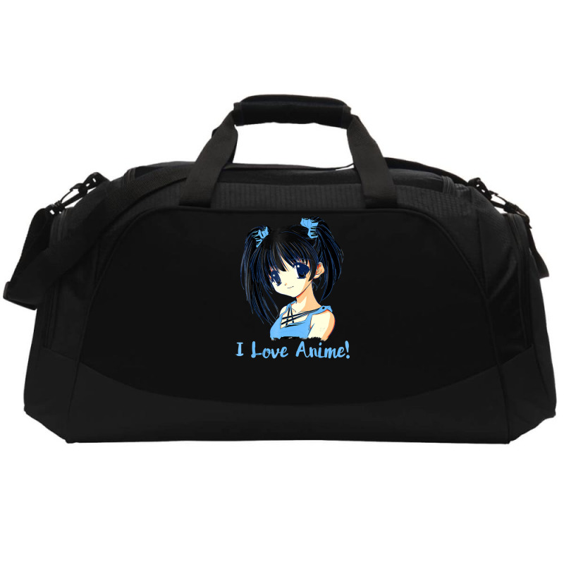 I Love Anime! Anime Girl Active Duffel by FranklinTepper1 | Artistshot