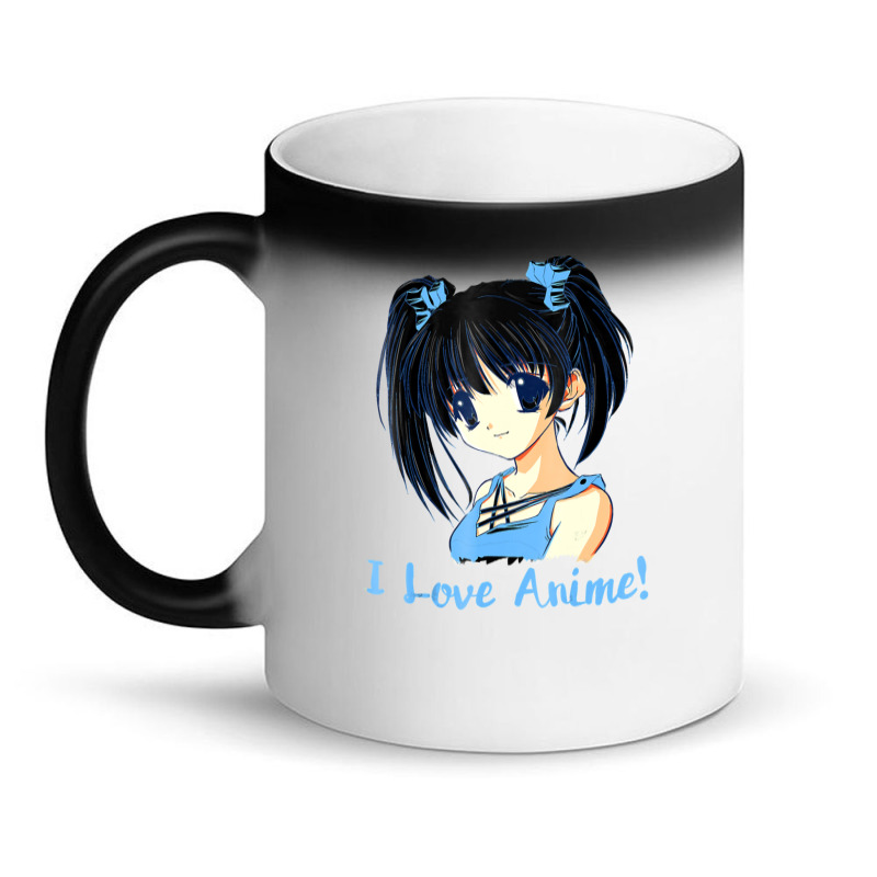 I Love Anime! Anime Girl Magic Mug by FranklinTepper1 | Artistshot