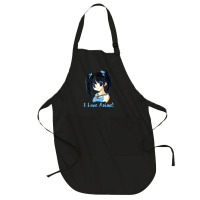 I Love Anime! Anime Girl Full-length Apron | Artistshot