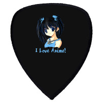 I Love Anime! Anime Girl Shield S Patch | Artistshot