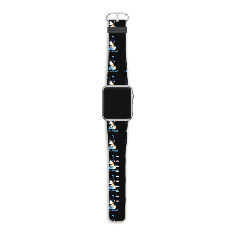 I Love Anime! Anime Girl Apple Watch Band by FranklinTepper1 | Artistshot