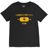 Vermillion City Gym V-neck Tee | Artistshot