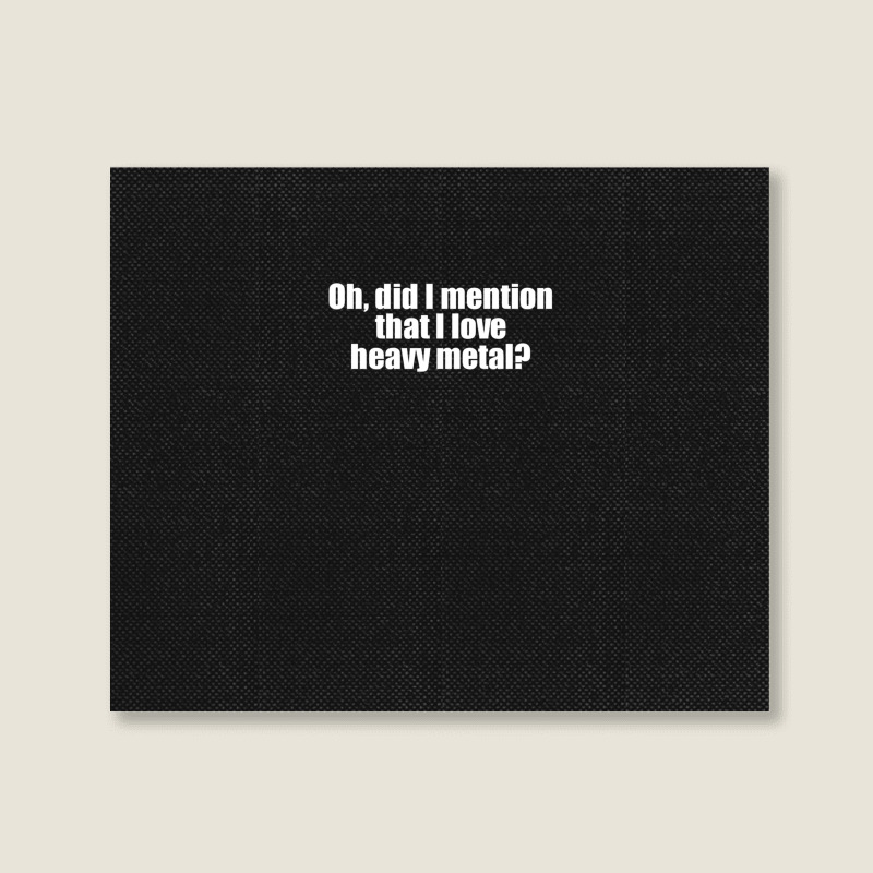 Oh Landscape Canvas Print | Artistshot