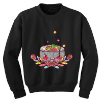 Womens Sushi Roll Lover Maki Japanese Food Cuisine Sushi Kawaii V-neck Youth Sweatshirt | Artistshot