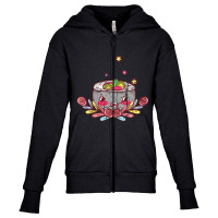 Womens Sushi Roll Lover Maki Japanese Food Cuisine Sushi Kawaii V-neck Youth Zipper Hoodie | Artistshot