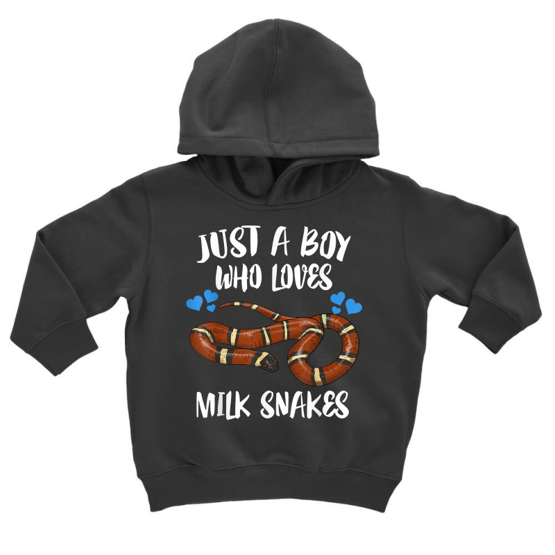 Just A Boy Who Loves Milk Snakes T Shirt Toddler Hoodie by araceliphexy | Artistshot