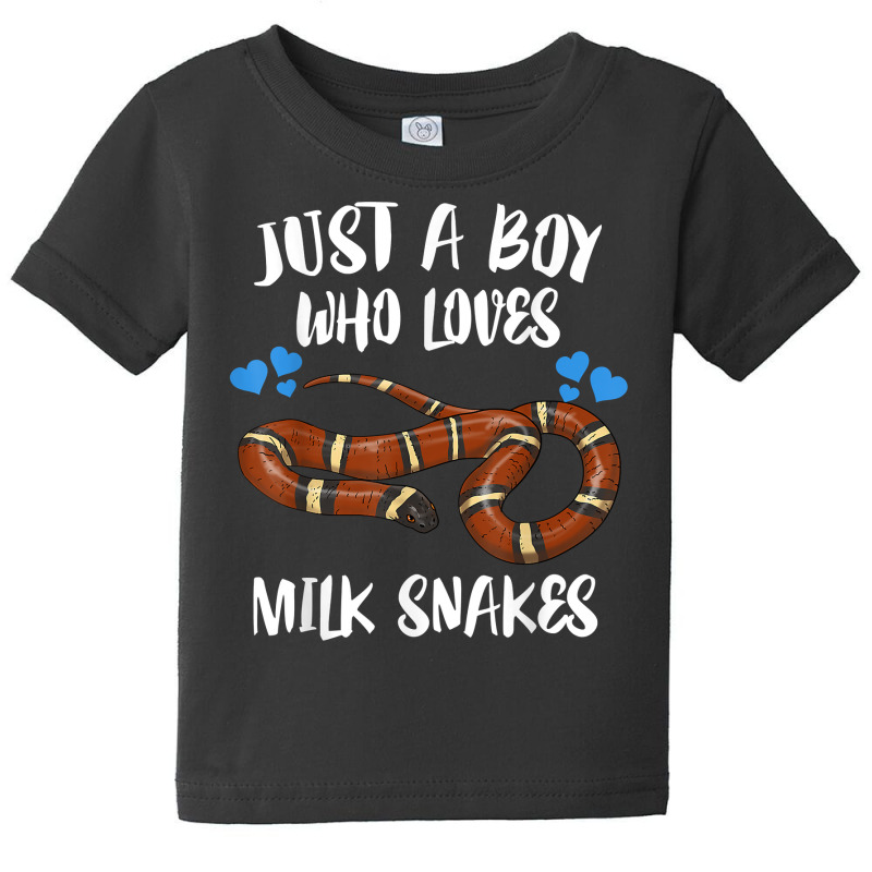 Just A Boy Who Loves Milk Snakes T Shirt Baby Tee by araceliphexy | Artistshot