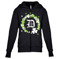 St Patrick's Day Detroit Michigan Mi Shamrock 2022 T Shirt Youth Zipper Hoodie | Artistshot