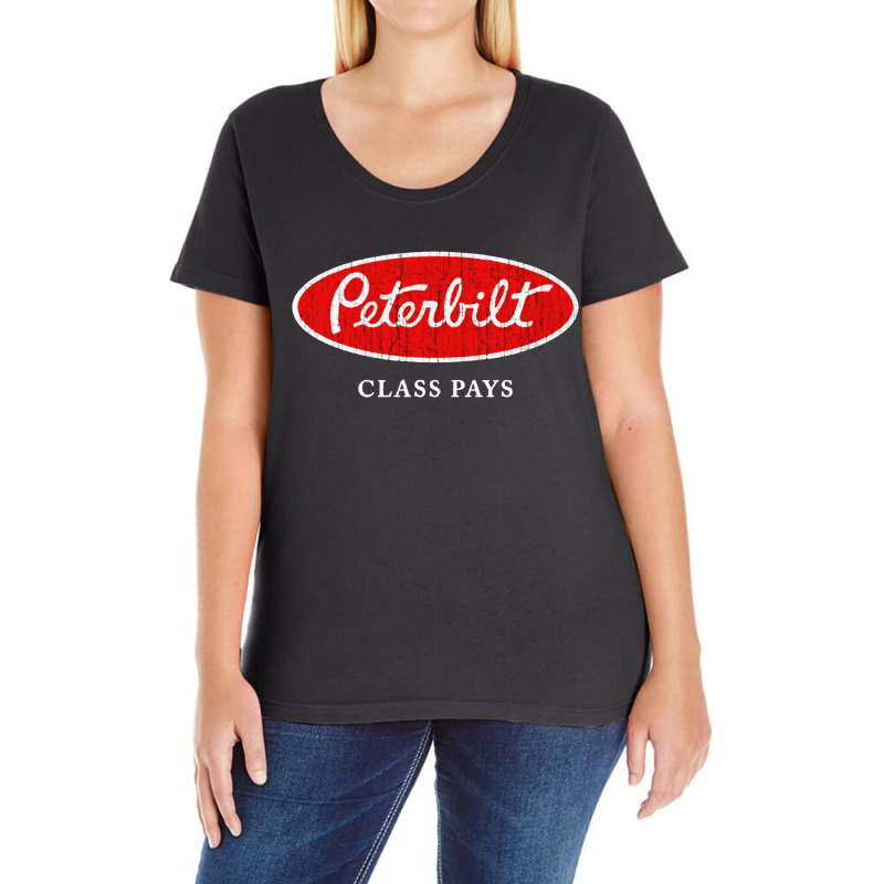 Peterbilt, Class Company Ladies Curvy T-Shirt by Blackbubbles | Artistshot