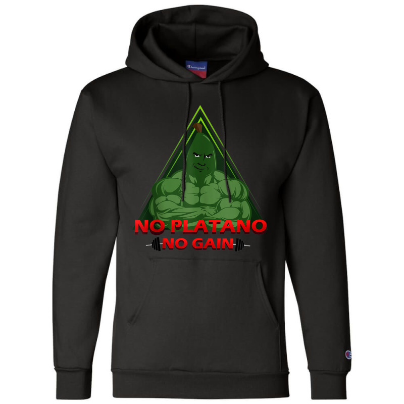 Gym No Platano No Gain Tank Top Champion Hoodie | Artistshot