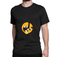 Funny Guitar Player Cartoon Character Musical Note Playing Classical G Classic T-shirt | Artistshot