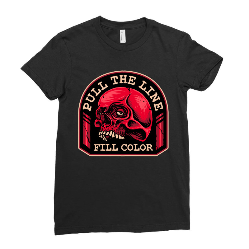 Pull The Line Ladies Fitted T-Shirt by STAYHOOM | Artistshot