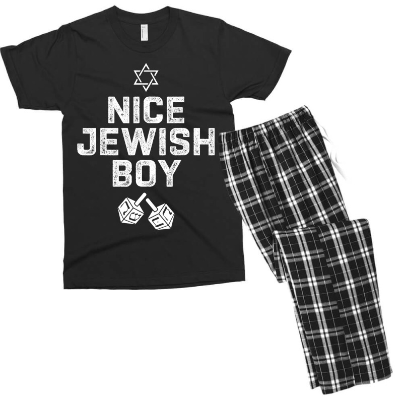 Funny Hanukkah Dreidel Star For Nice Jewish Boy Men's T-shirt Pajama Set | Artistshot