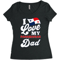 I Love My Panamanian Dad. Father's Day Premium T Shirt Women's Triblend Scoop T-shirt | Artistshot