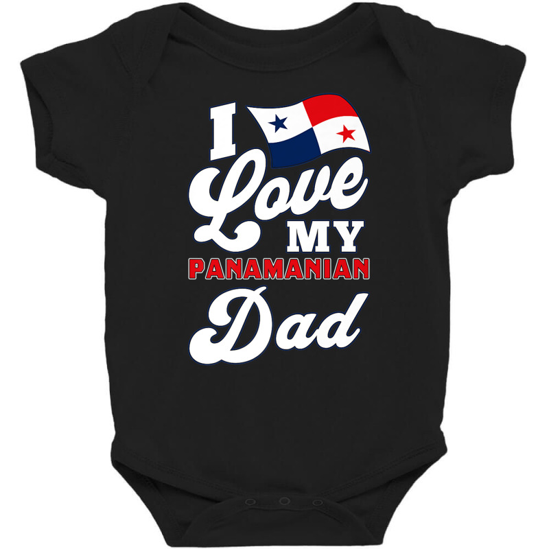 I Love My Panamanian Dad. Father's Day Premium T Shirt Baby Bodysuit by hamlerf | Artistshot