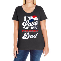 I Love My Panamanian Dad. Father's Day Premium T Shirt Ladies Curvy T-shirt | Artistshot