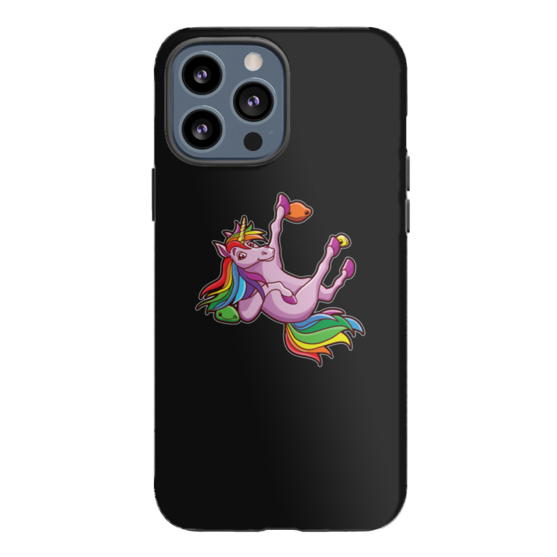 Funny Unicorn Rock Climbing Bouldering Rainbow Iphone 13 Pro Max Case | Artistshot