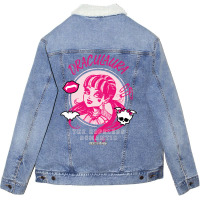 Monster High - Draculaura Premium Unisex Sherpa-lined Denim Jacket | Artistshot