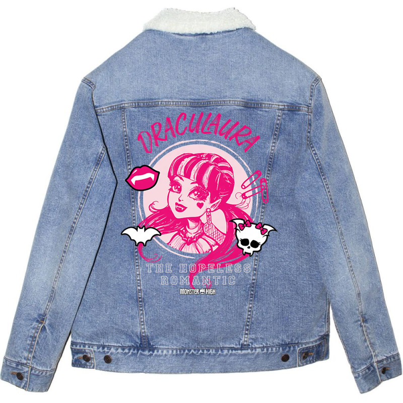 Monster High - Draculaura Premium Unisex Sherpa-Lined Denim Jacket by RachelRenePeckham | Artistshot