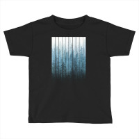 Grunge Dripping Turquoise Misty Forest Toddler T-shirt | Artistshot